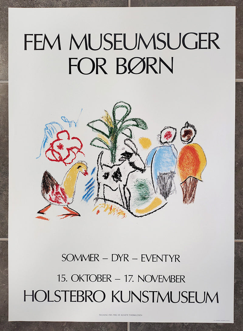 Plakat | Med tegning af Agnete Therkildsen.