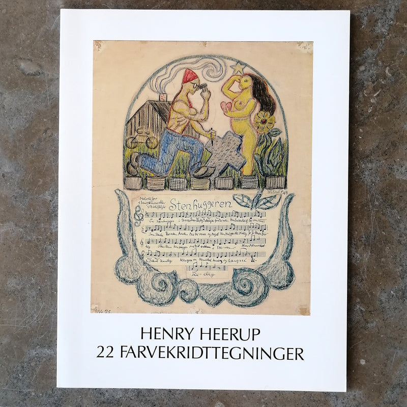 Henry Heerup - 22 Farvekridttegninger