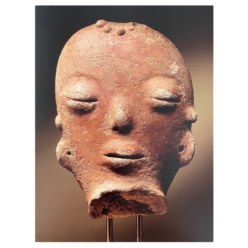 Postkort | Hoved af anefigur, Ashanti, Ghana