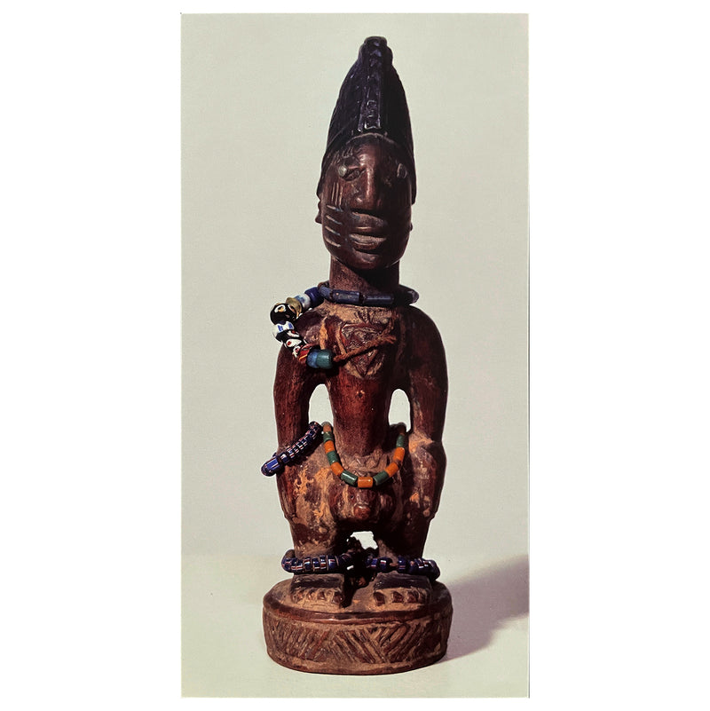 Postkort | Tvillingefigur fra Yoruba-stammen, Nigeria
